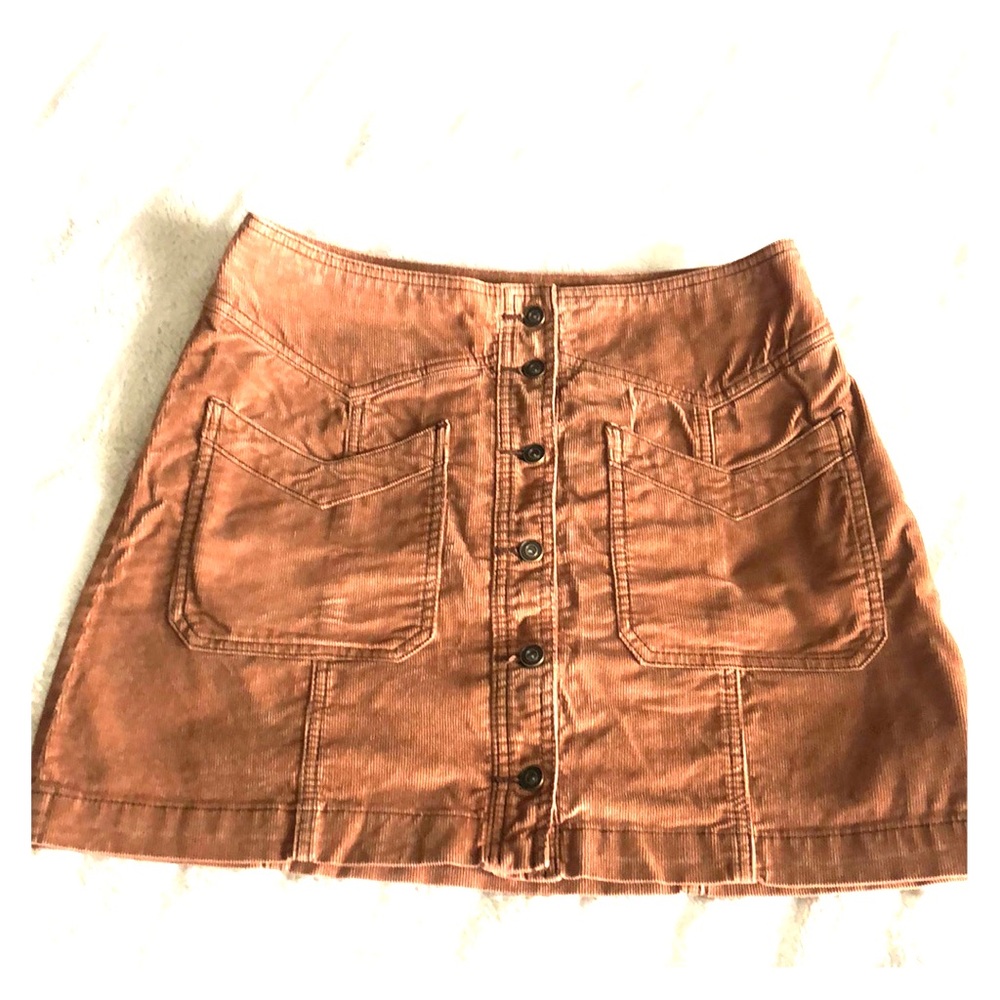 Free People corduroy skirt